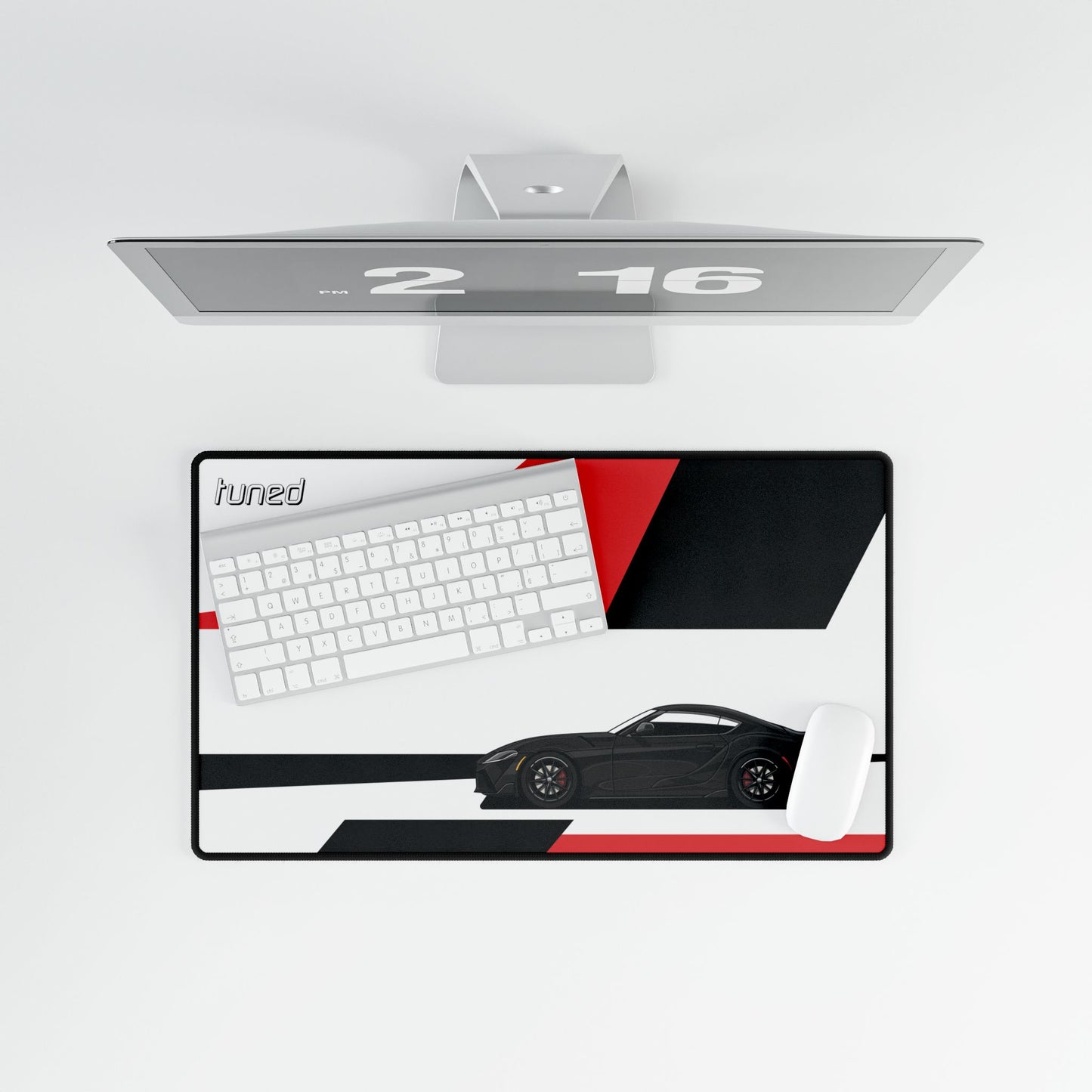 Toyota Supra BLACK Gazoo Racing Desk Mat for Car Lovers Boyfriend Car Husband Car Girls