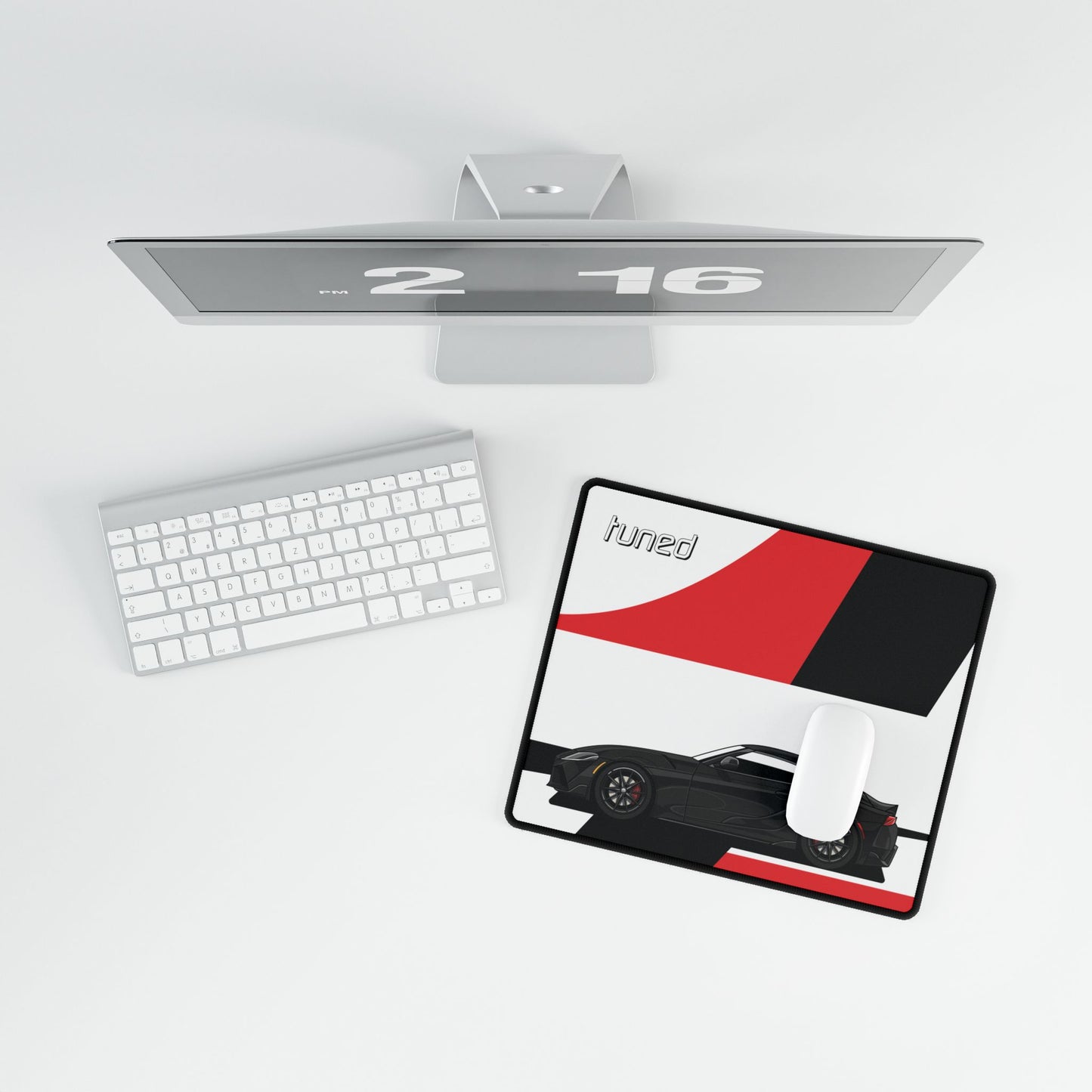 Toyota Supra BLACK Gazoo Racing Desk Mat for Car Lovers Boyfriend Car Husband Car Girls