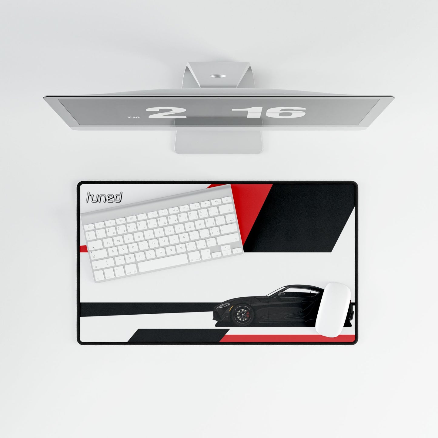 Toyota Supra BLACK Gazoo Racing Desk Mat for Car Lovers Boyfriend Car Husband Car Girls