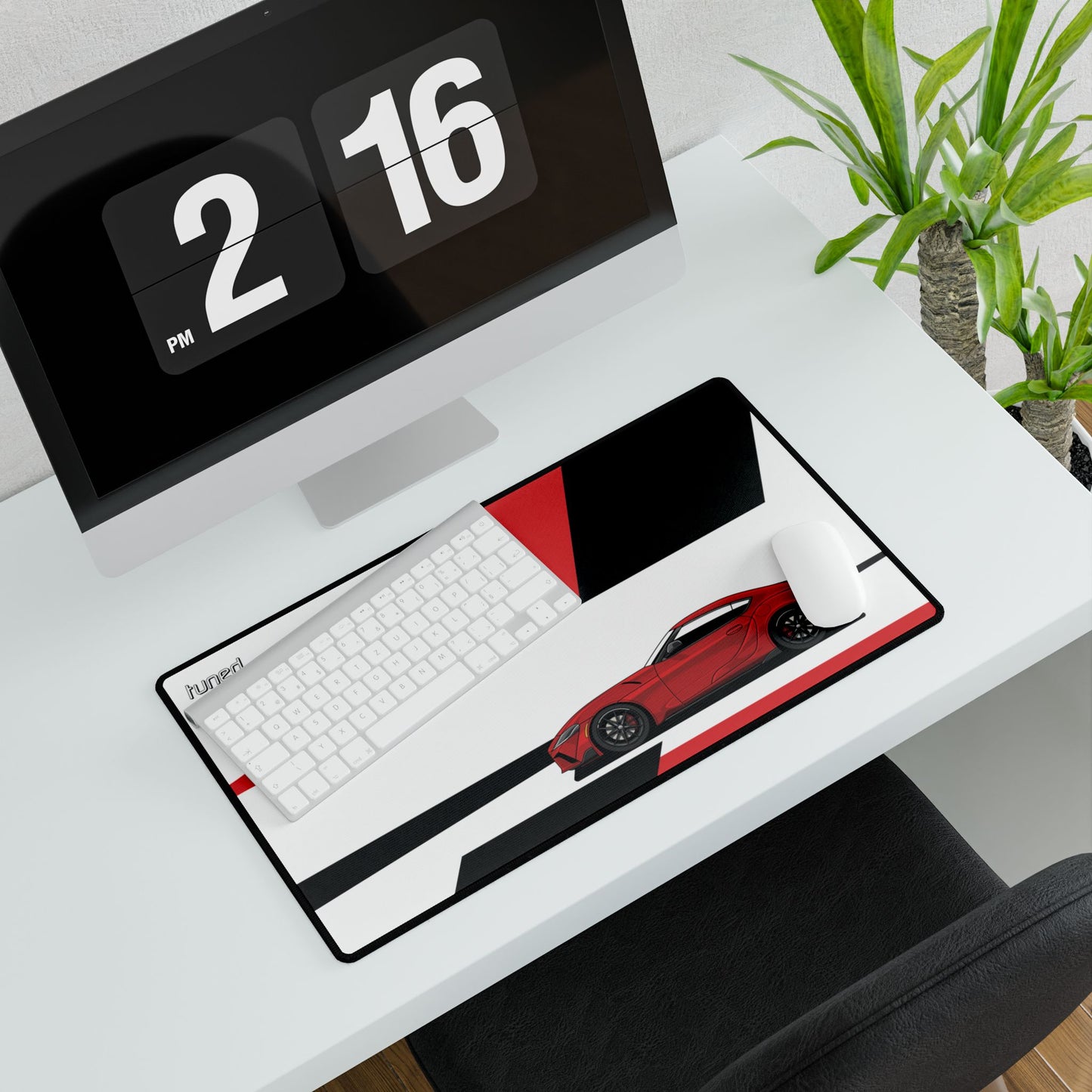 Toyota Supra RED Gazoo Racing Desk Mat for Car Lovers Boyfriend Car Husband Car Girls