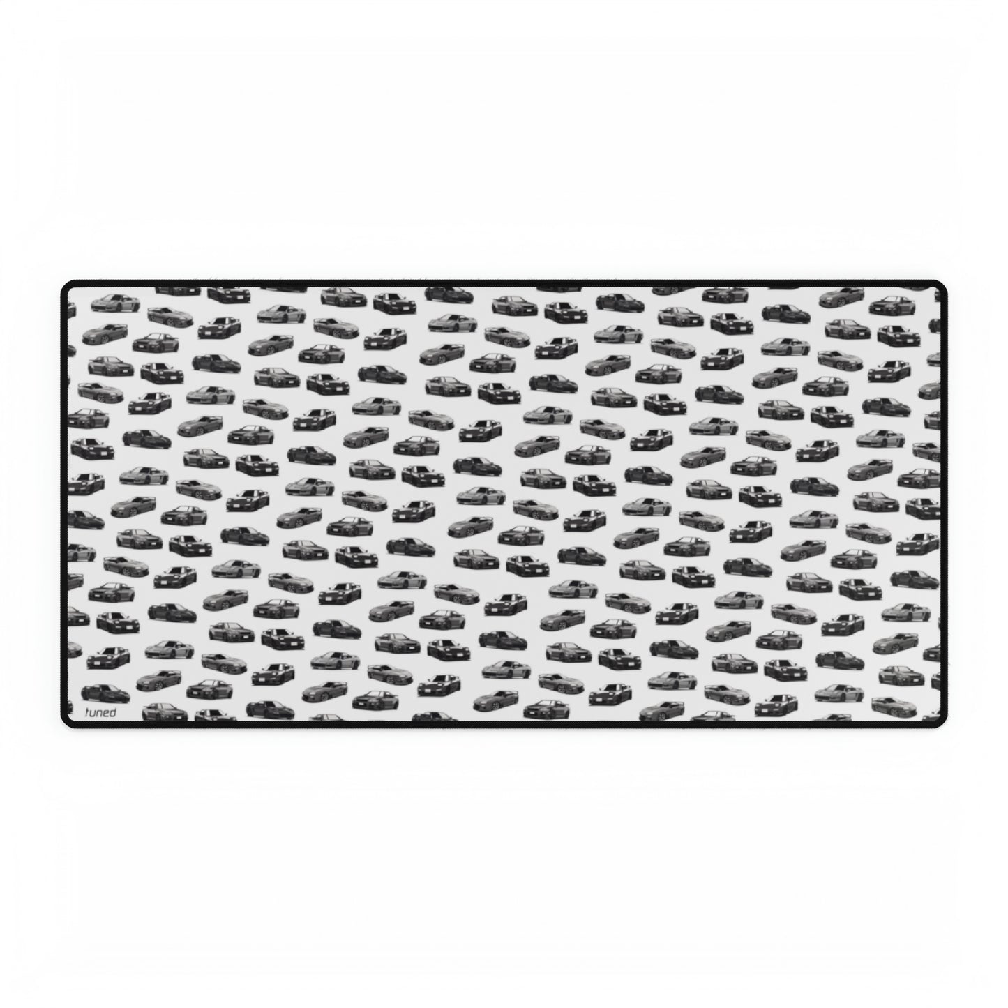 Japanese 90s Halo car desk mat - White