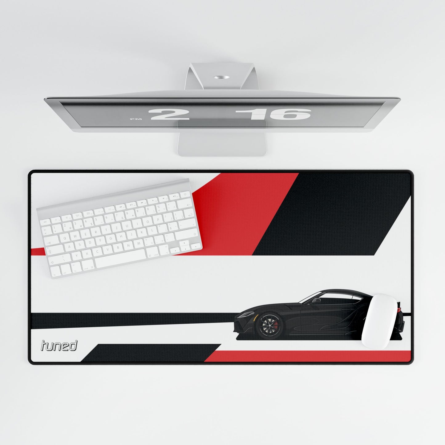 Toyota Supra BLACK Gazoo Racing Desk Mat for Car Lovers Boyfriend Car Husband Car Girls