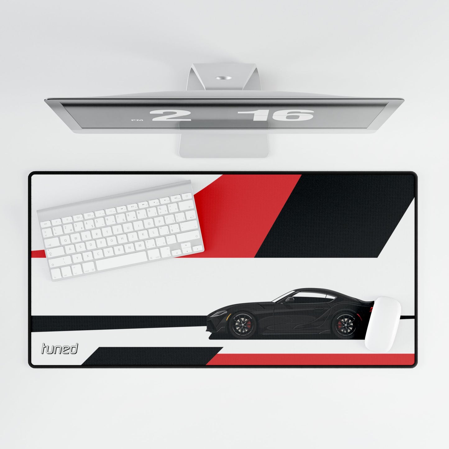 Toyota Supra BLACK Gazoo Racing Desk Mat for Car Lovers Boyfriend Car Husband Car Girls
