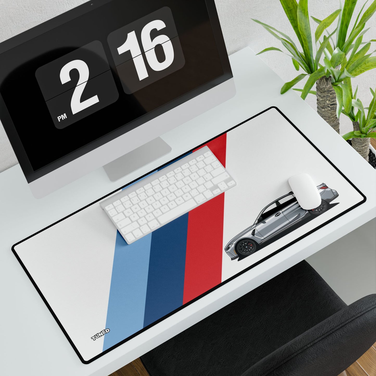 BMW M3 Car Desk Mat - Cool Car Lover Gift, Automotive Office Decor, Car Enthusiast Mouse Pad, Vehicle Desk Accessories, Race Car Gaming Mat
