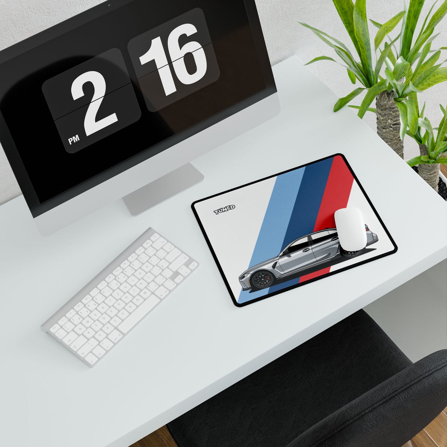 BMW M3 Car Desk Mat - Cool Car Lover Gift, Automotive Office Decor, Car Enthusiast Mouse Pad, Vehicle Desk Accessories, Race Car Gaming Mat