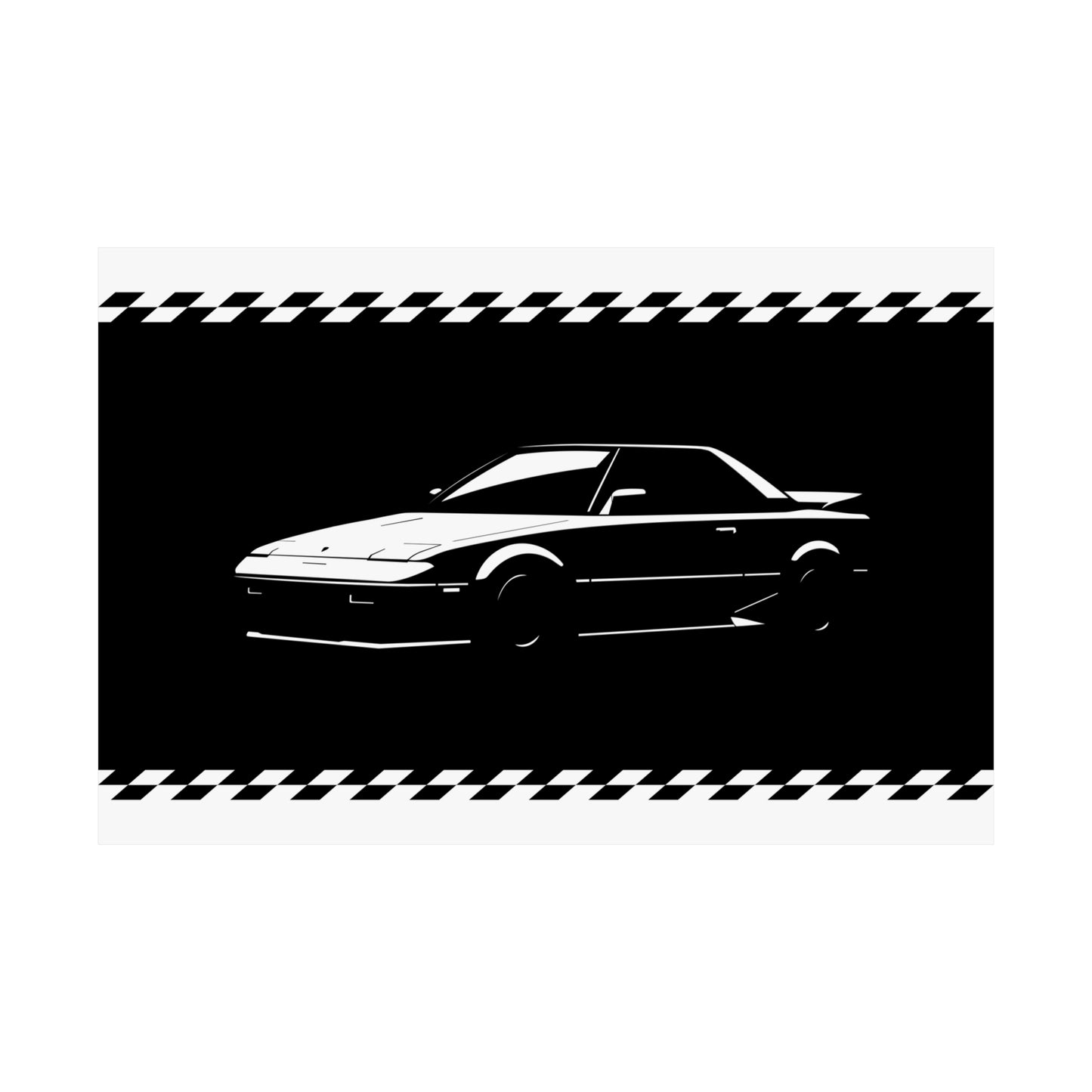 MR2 Checkered Flag - Poster