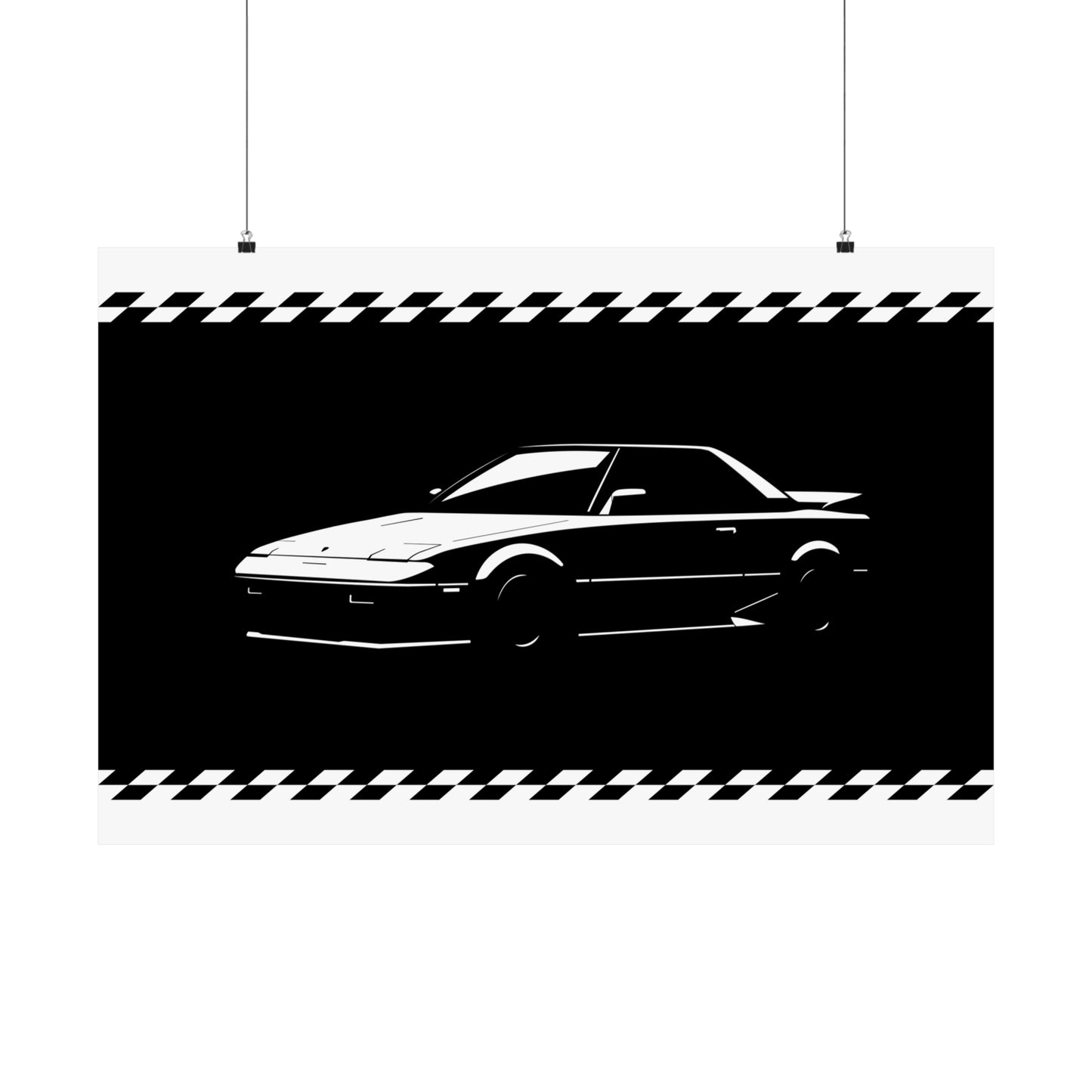 MR2 Checkered Flag - Poster