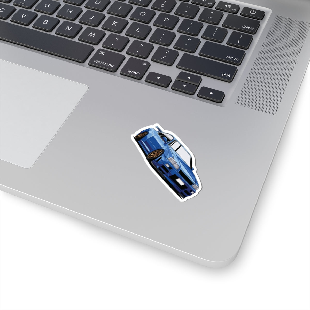 Blue Japanese Car - Cut Sticker