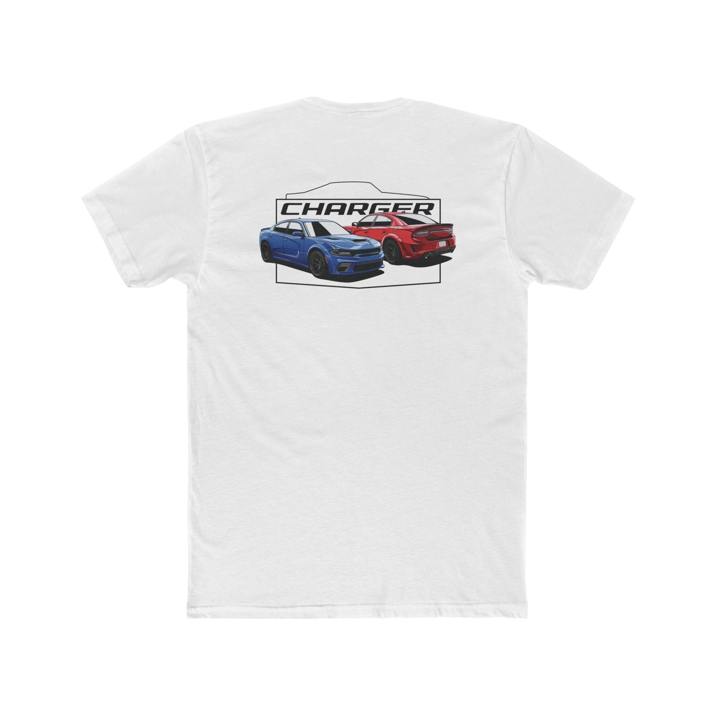 Dodge Charger Hellcat Widebody - Double Sided Shirt