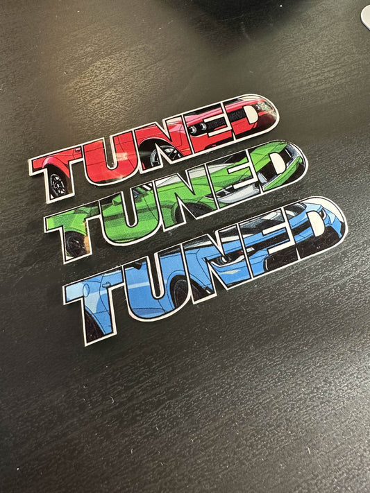 Tuned Muscle Car Sticker Pack - Challenger, Camaro, Mustang